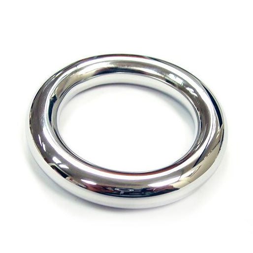 Rouge Silver Stainless Steel 40mm Round Cock Ring