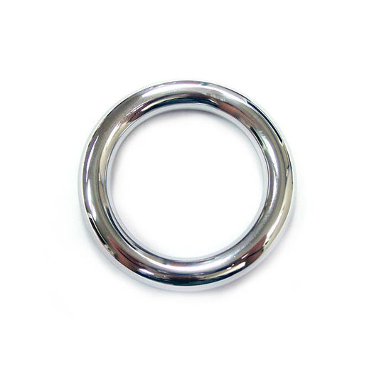 Rouge Silver Round Cock Ring 45mm Stainless Steel