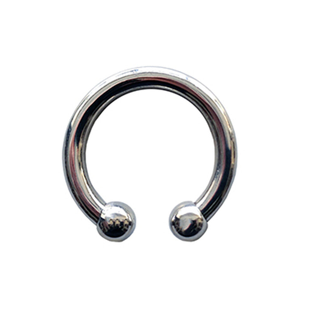 Rouge Lustrous Stainless Steel Horseshoe Cock Ring 30mm