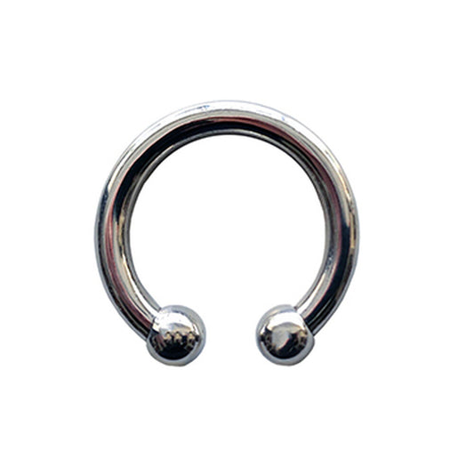 Rouge Lustrous Stainless Steel Horseshoe Cock Ring 30mm