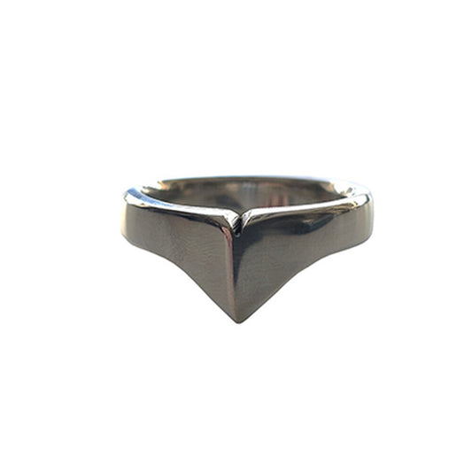 Rouge Stainless Steel Silver Crown Cock Ring 32mm