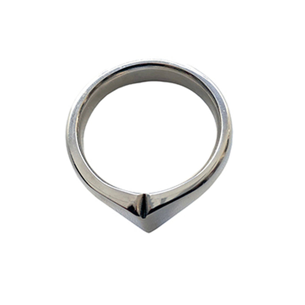 Rouge Stainless Steel Silver Crown Cock Ring 32mm