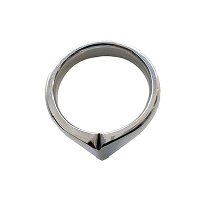 Rouge Stainless Steel Silver Crown Cock Ring 32mm