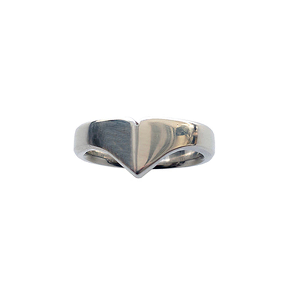 Rouge Stainless Steel Silver Crown Cock Ring 32mm