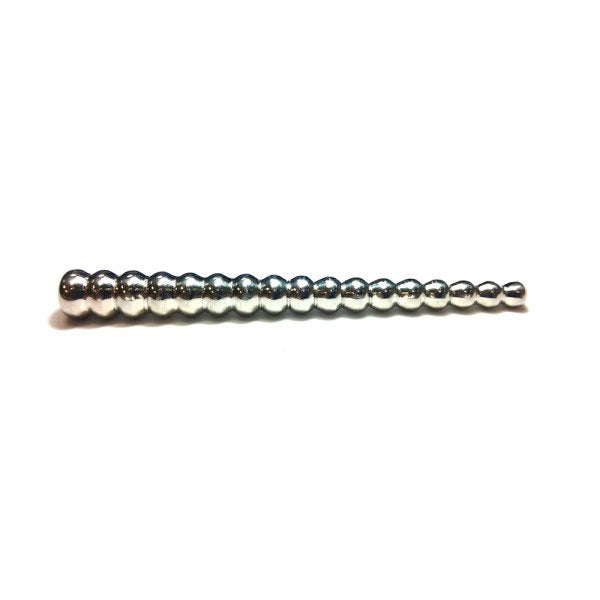 Rouge Silver Stainless Steel Beaded Urethral Sound