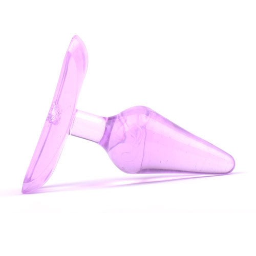 Jelly Delights Purple Mini Anal Plug with Flared Base