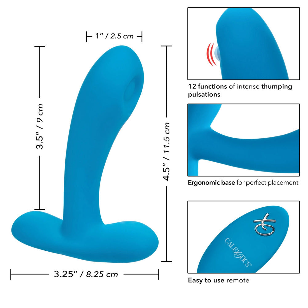 Silicone Bliss Pink Remote Controlled G-Spot Vibrator