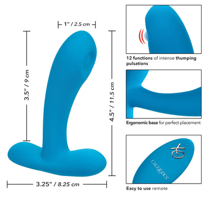 Silicone Bliss Pink Remote Controlled G-Spot Vibrator