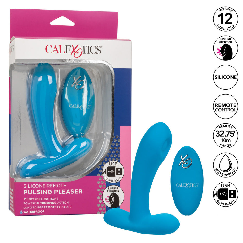 Silicone Bliss Pink Remote Controlled G-Spot Vibrator
