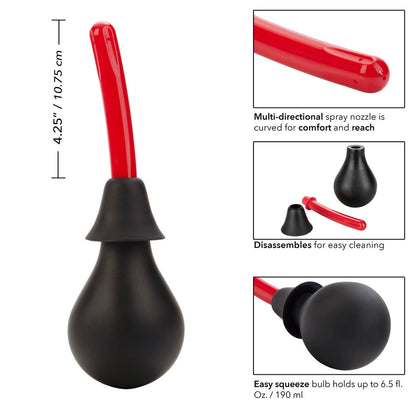 CalExotics Black Ultra Douche with Flexible Bulb