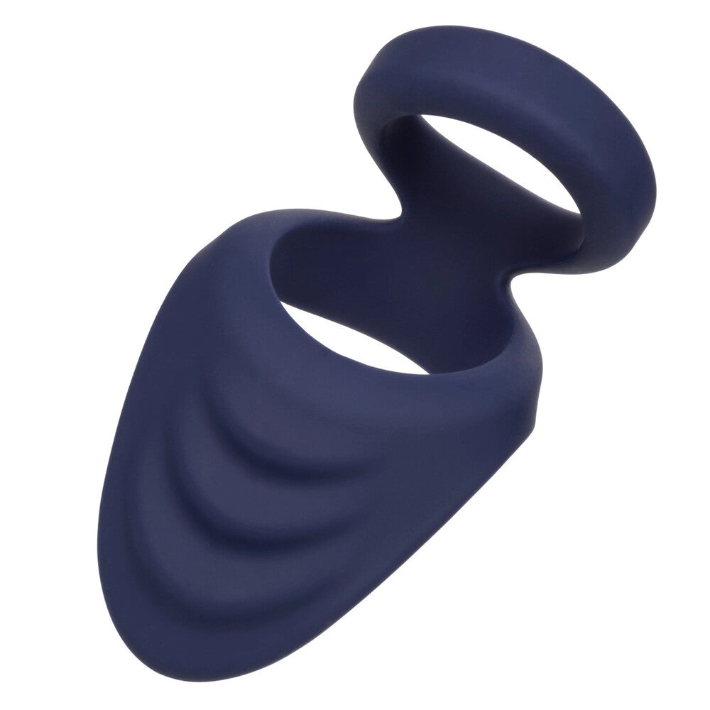 Viceroy Black Dual Silicone Perineum Cock Ring