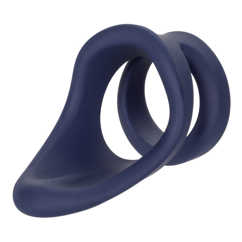 Viceroy Black Dual Silicone Perineum Cock Ring
