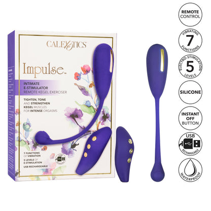Impulse Intimate Pink Remote Kegel Exerciser with Electro-Stimulation