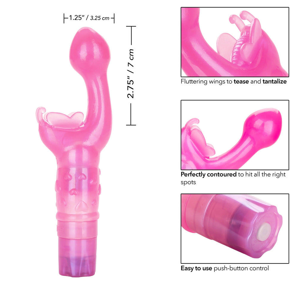 Butterfly Bliss Hot Pink G-Spot Vibrator Multi-Speed