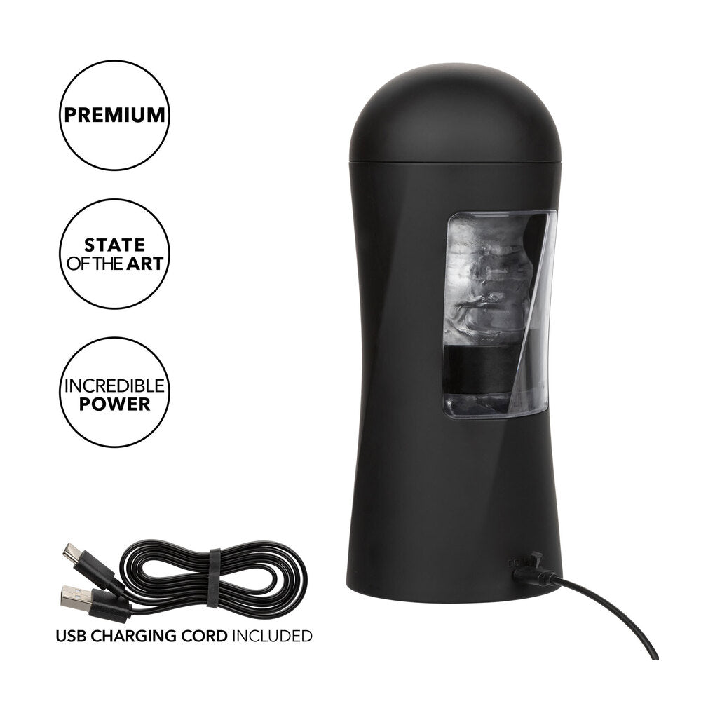 Bionic Power Black Stroker Masturbator with 7 Functions