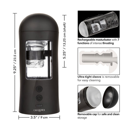 Bionic Power Black Stroker Masturbator with 7 Functions
