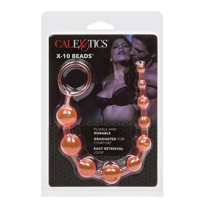 California Exotic Translucent Jelly X10 Graduated Anal Beads
