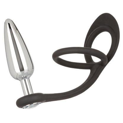 Pleasure Planet Silver Star Fucker Slim Plug and Cockring