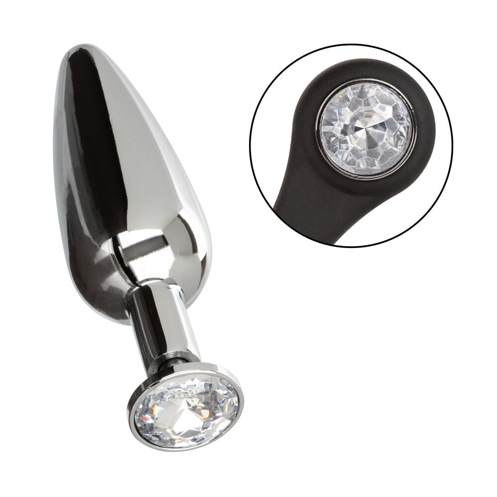 Pleasure Planet Silver Star Fucker Slim Plug and Cockring