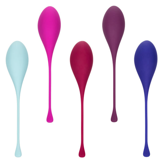Silicone Tighten and Tone Kegel Training Set with 5 Weights