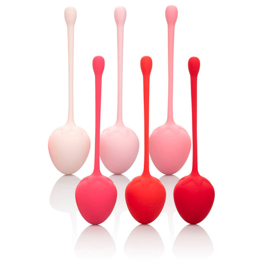 Strawberry Kegel Training Set 6-Piece Silicone System