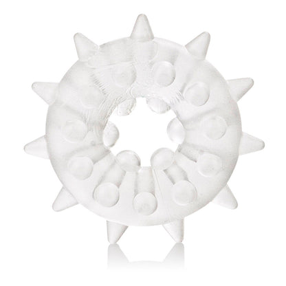 Sexagon Clear Stretchy Cock Ring Enhancer