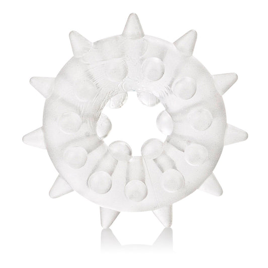 Sexagon Clear Stretchy Cock Ring Enhancer