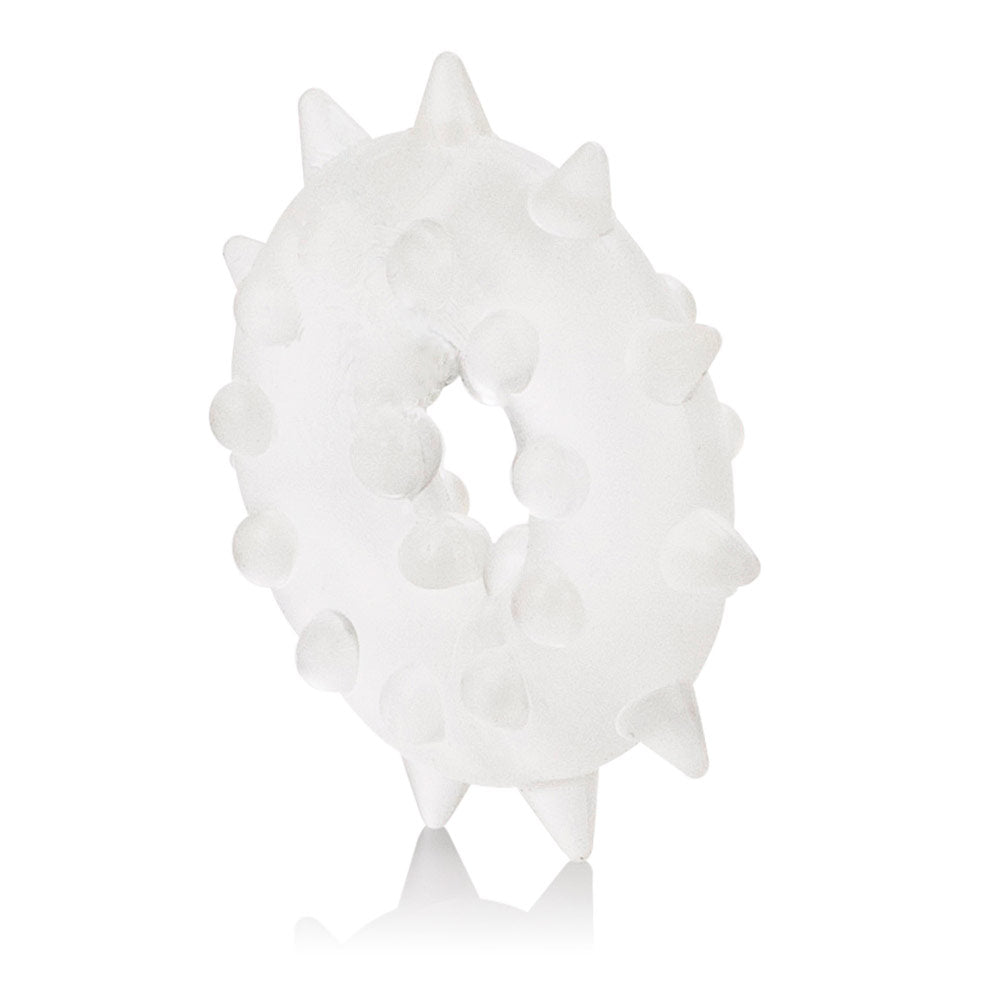 Sexagon Clear Stretchy Cock Ring Enhancer