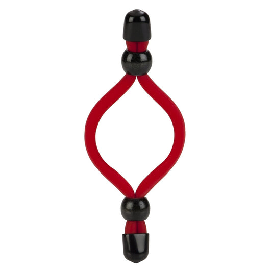 Sean Michaels Black Adjustable Love Ring with Toggle Beads
