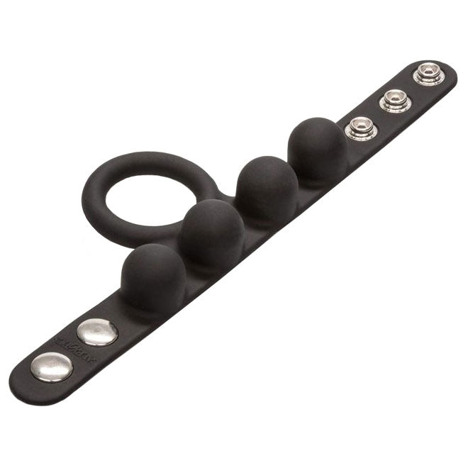 California Exotic Medium Weighted Penis Ring and Ball Stretcher

