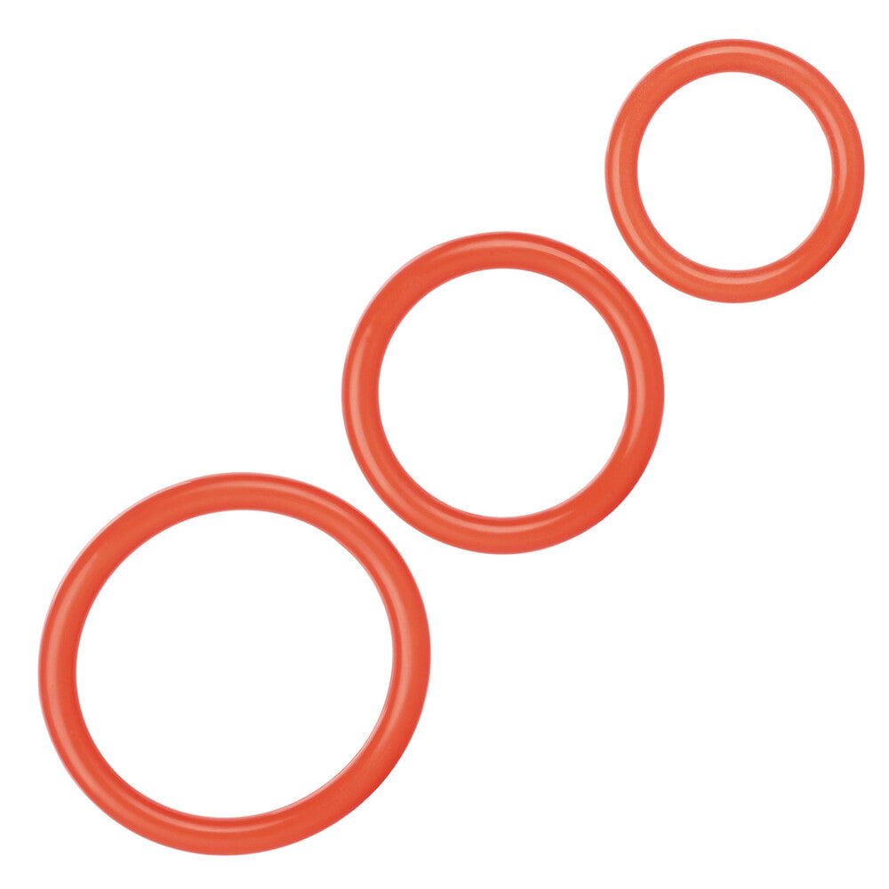 TriRings Black Set of Three Stretchy Cockrings