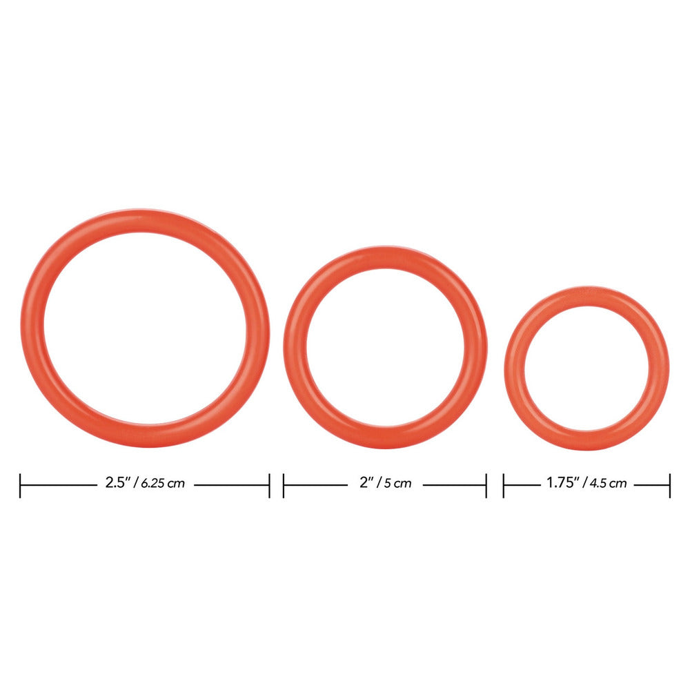 TriRings Black Set of Three Stretchy Cockrings