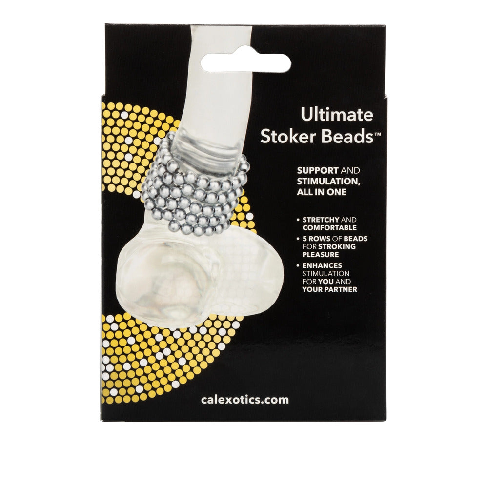 PleasureCraft Black Ultimate Stroker Beads Cock Ring
