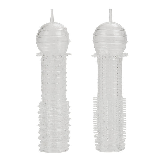 Senso Clear Super Stretchy Penis Sleeves 2 Pack