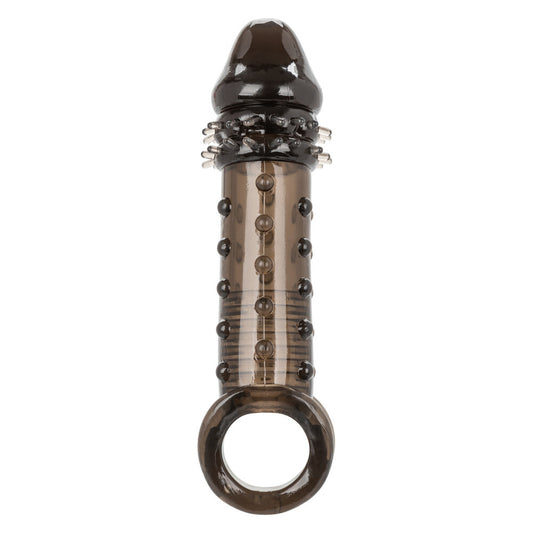 PleasurePro Clear Ultimate Stud Extender with Ribbed Chamber