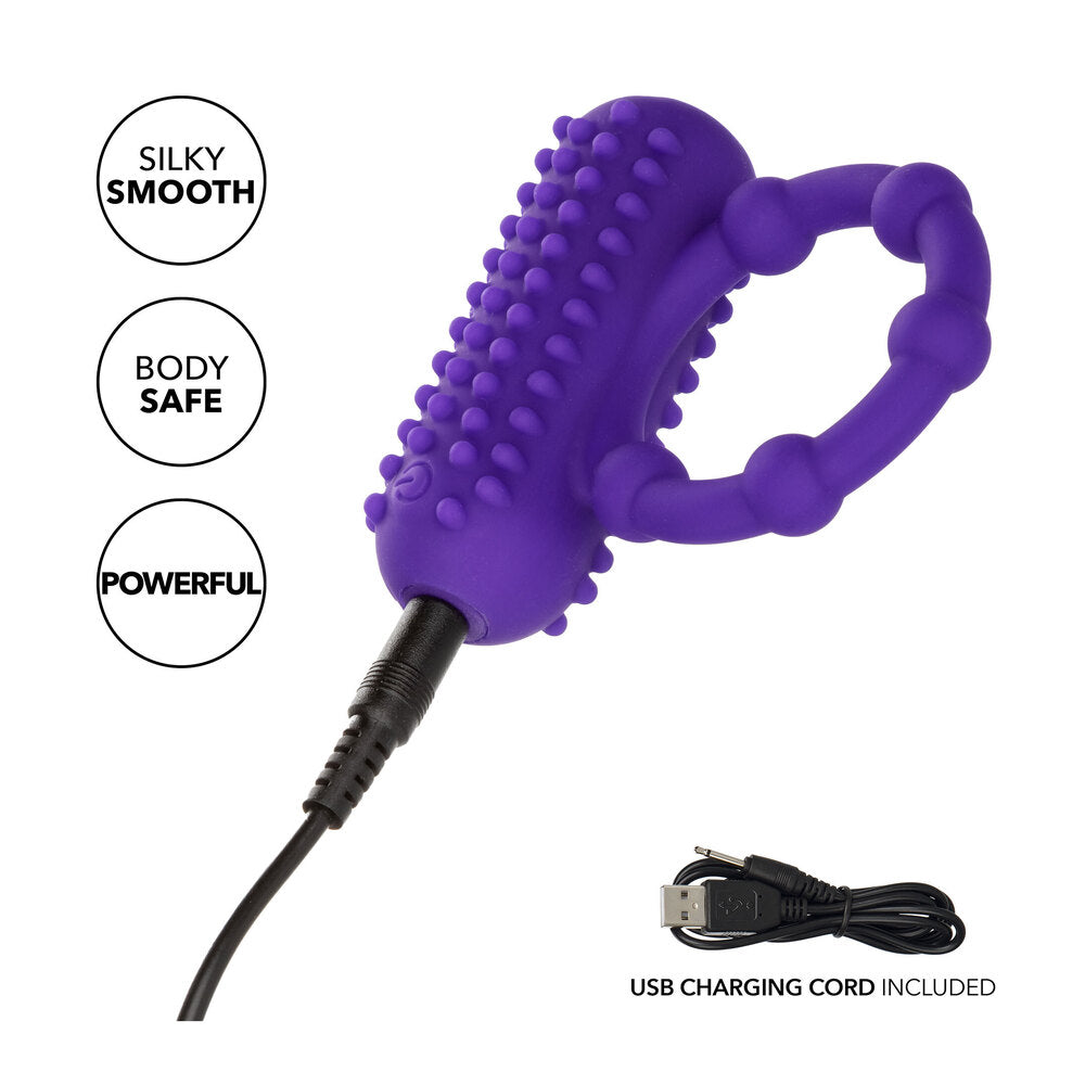 California Exotic 5 Bead Maximus Rechargeable Cock Ring Charging Cable