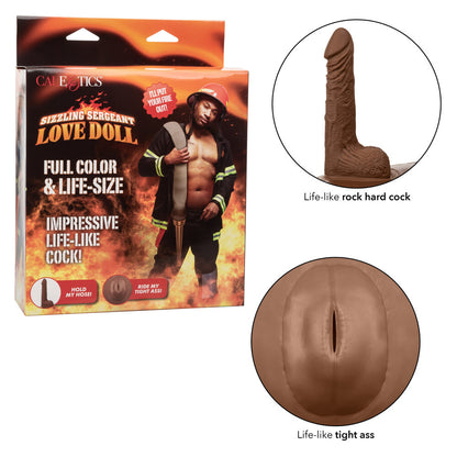 Sensational Flesh Brown Sizzling Sergeant Love Doll