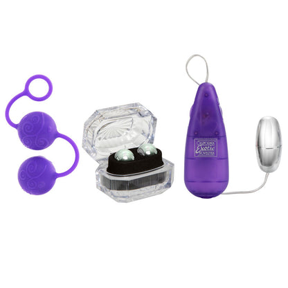 EmpowerHer Pink Kegel Exerciser Kit with Multi-Speed Stimulator
