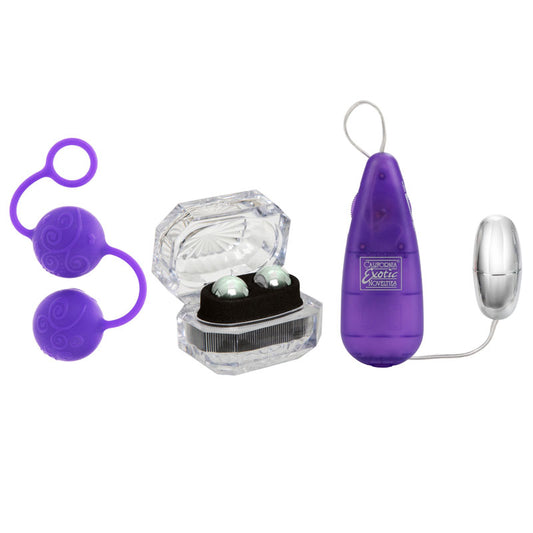 EmpowerHer Pink Kegel Exerciser Kit with Multi-Speed Stimulator