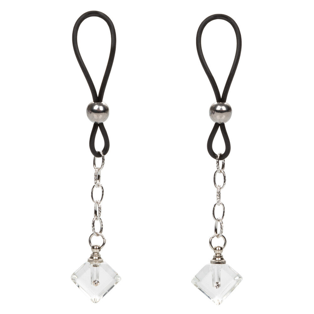 Glimmering Bliss Crystal Teardrop Nipple Jewelry