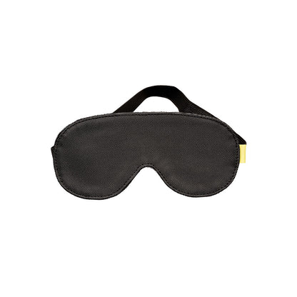 Sensual Essentials Black Vegan Leather Eye Mask