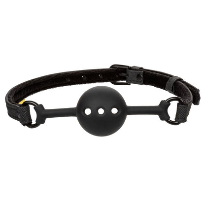 Boundless Black Silicone Ball Gag