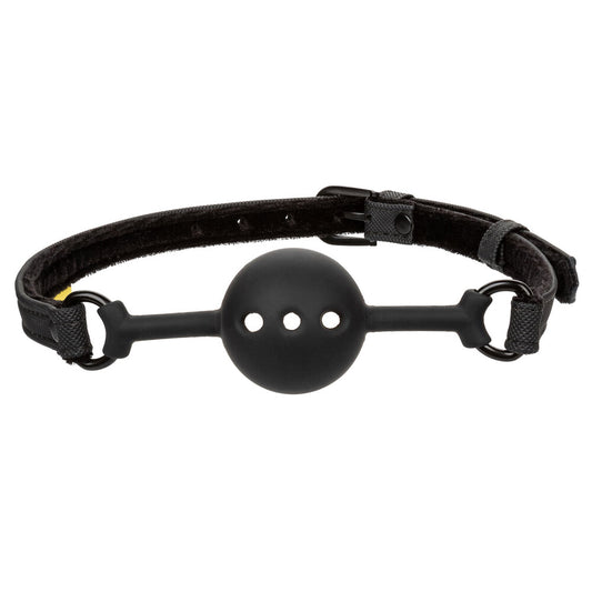 Boundless Black Silicone Ball Gag