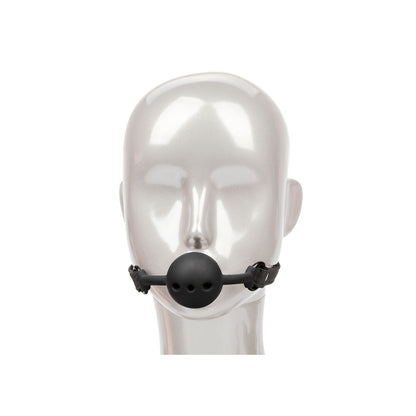 Boundless Black Silicone Ball Gag