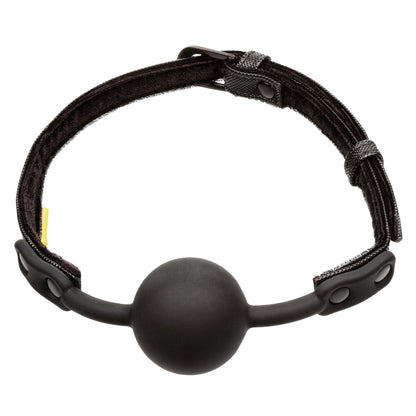 Boundless Black Silicone Ball Gag with Vegan Leather Strap