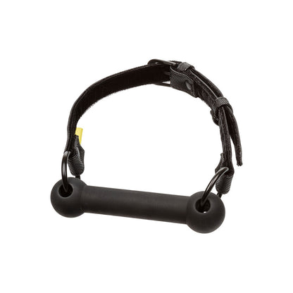 Boundless Black Silicone Bar Gag with Vegan Leather Strap