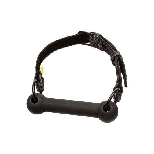 Boundless Black Silicone Bar Gag with Vegan Leather Strap