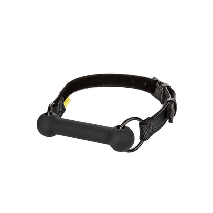 Boundless Black Silicone Bar Gag with Vegan Leather Strap