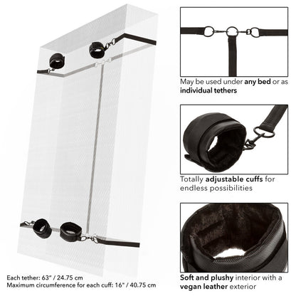 California Exotic Boundless Bed Restraints

