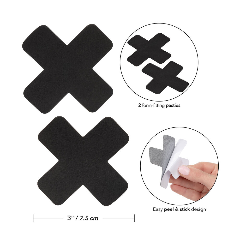 California Exotic Boundless 2 X Nipple Pasties measurements